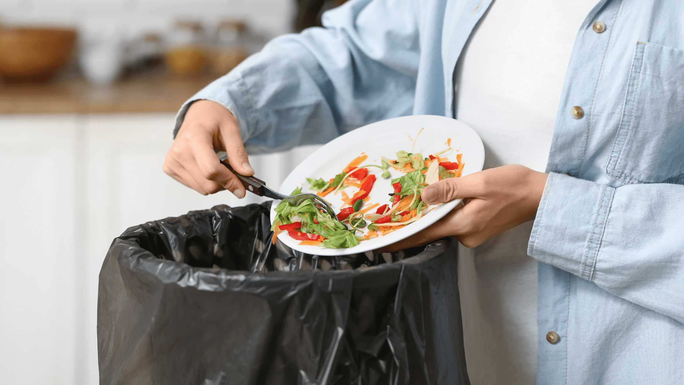 How does the warmer weather affect food waste collection?